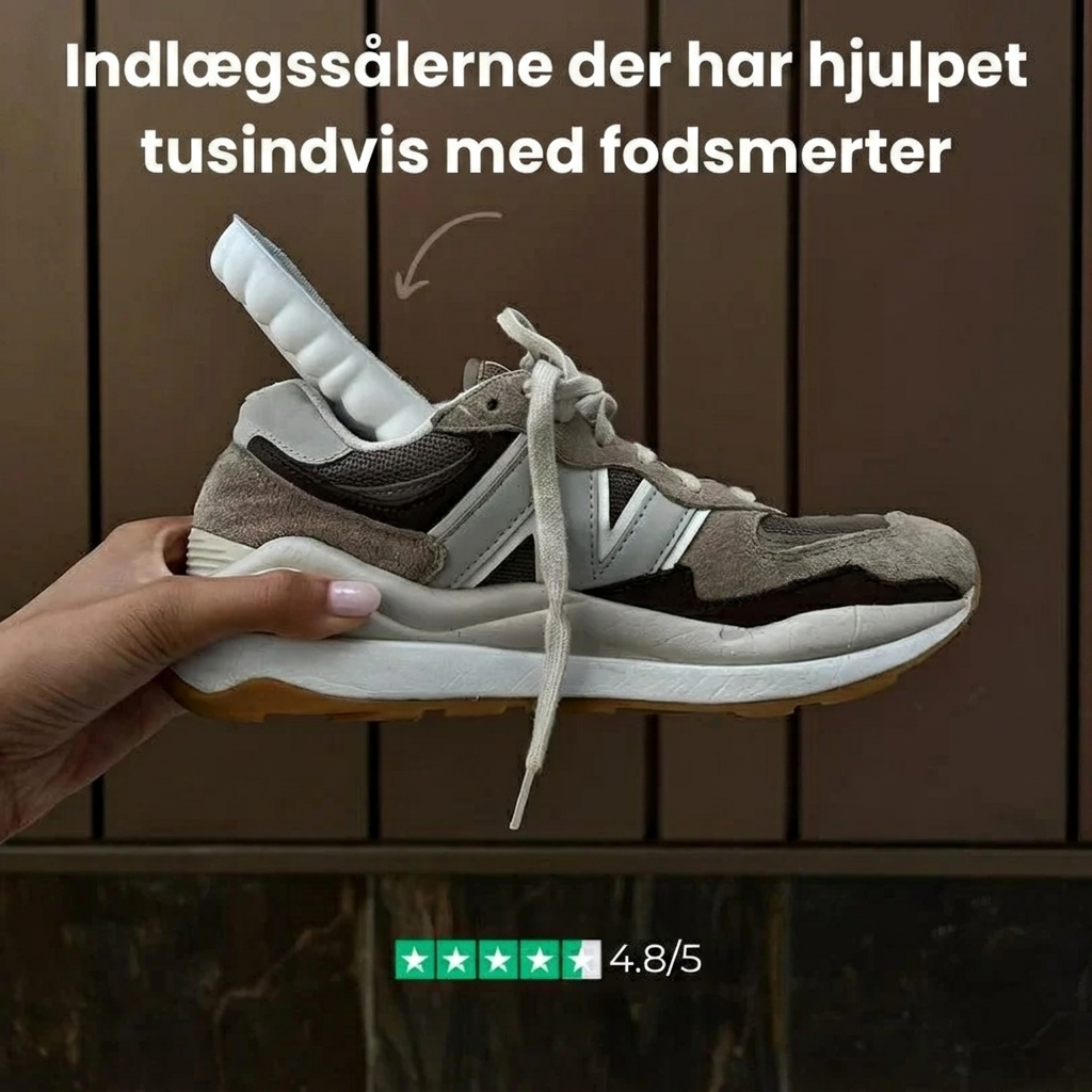 OrtoCloud 4D indlægssål mod hælspore og fodsmerter