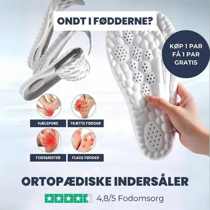 OrtoCloud 4D indlægssål mod hælspore og fodsmerter