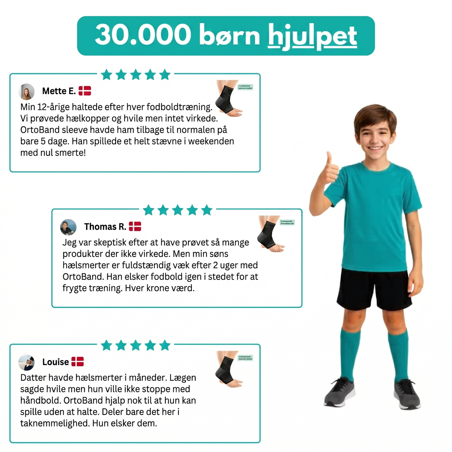 RecoverX™ — Hæl og vækstpladestøtte sleeve til unge