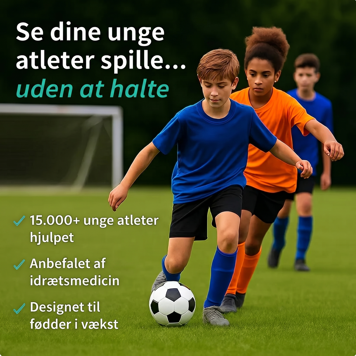 RecoverX™ — Hæl og vækstpladestøtte sleeve til unge