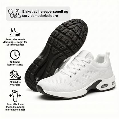 Orthora™ Pro – Sko for 12-timersvakter, lindring av fot-, kne- og ryggsmerter hele dagen
