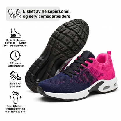 Orthora™ Pro – Sko for 12-timersvakter, lindring av fot-, kne- og ryggsmerter hele dagen